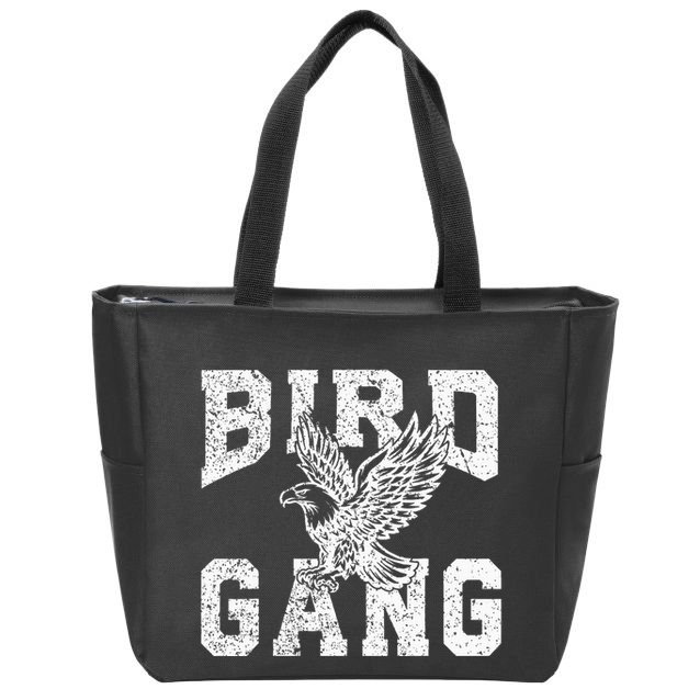 E.A.G.L..Es. F.L.Y. Bird Gang Inspirational Zip Tote Bag