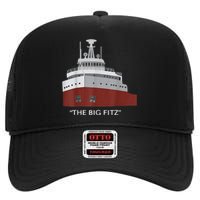 Edmund Fitzgerald Big Fitz Nautical High Crown Mesh Back Trucker Hat