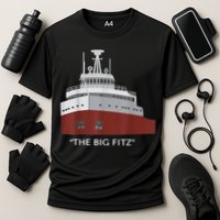 Edmund Fitzgerald Big Fitz Nautical Cooling Performance Crew T-Shirt