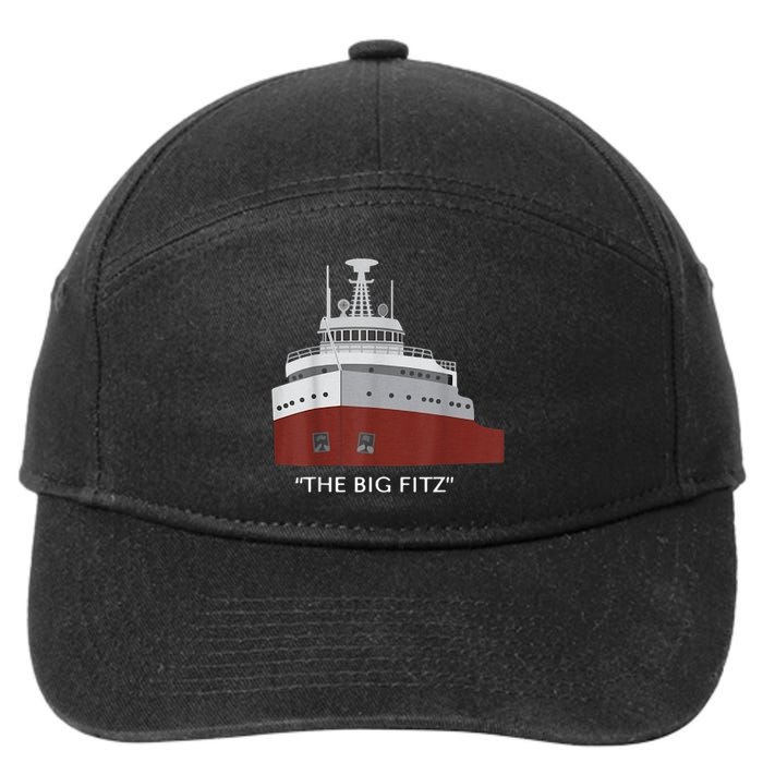 Edmund Fitzgerald Big Fitz Nautical 7-Panel Snapback Hat