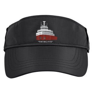 Edmund Fitzgerald Big Fitz Nautical Adult Drive Performance Visor