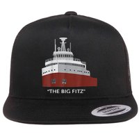 Edmund Fitzgerald Big Fitz Nautical Flat Bill Trucker Hat