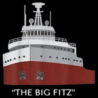 Edmund Fitzgerald Big Fitz Nautical Flat Bill Trucker Hat