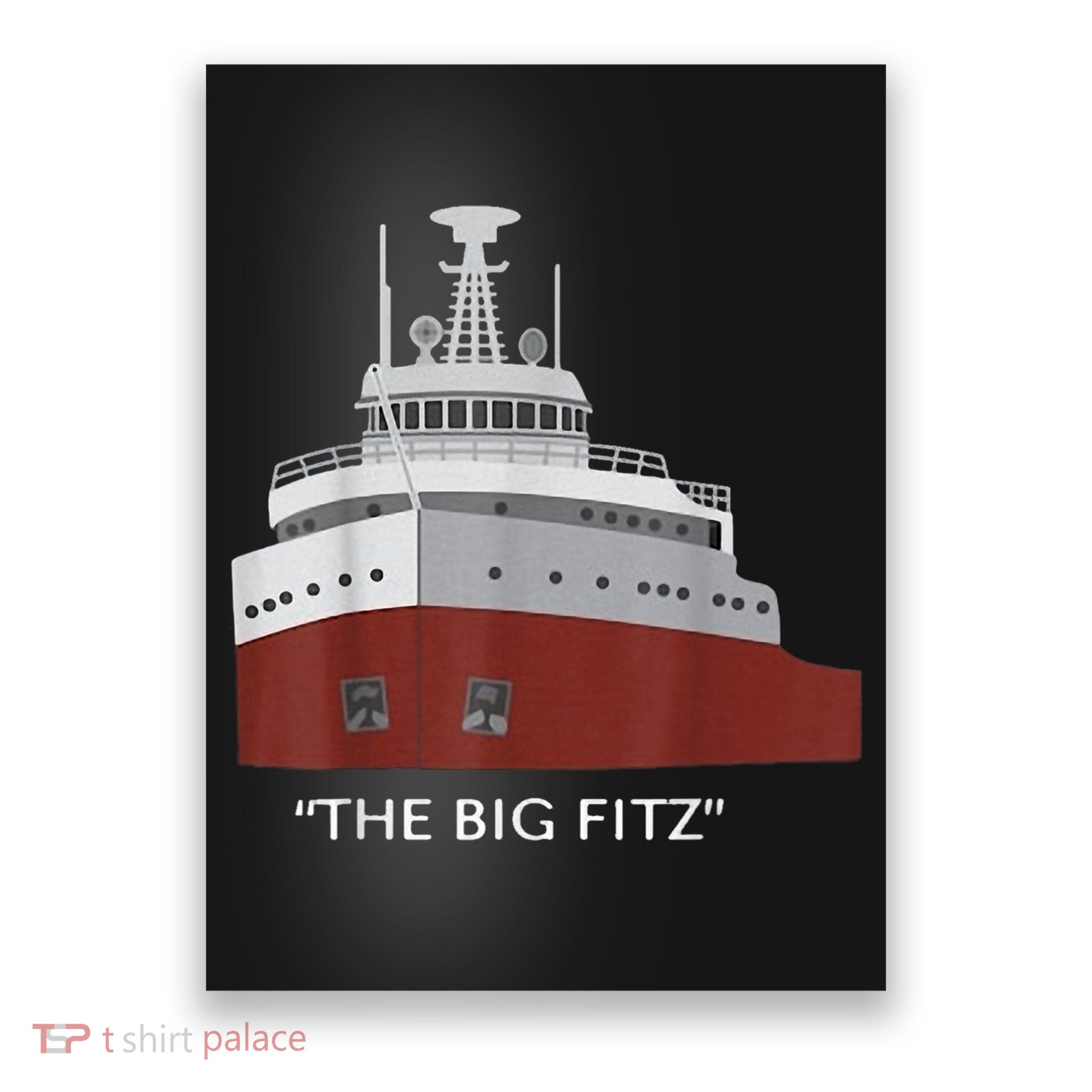Edmund Fitzgerald Big Fitz Nautical Poster