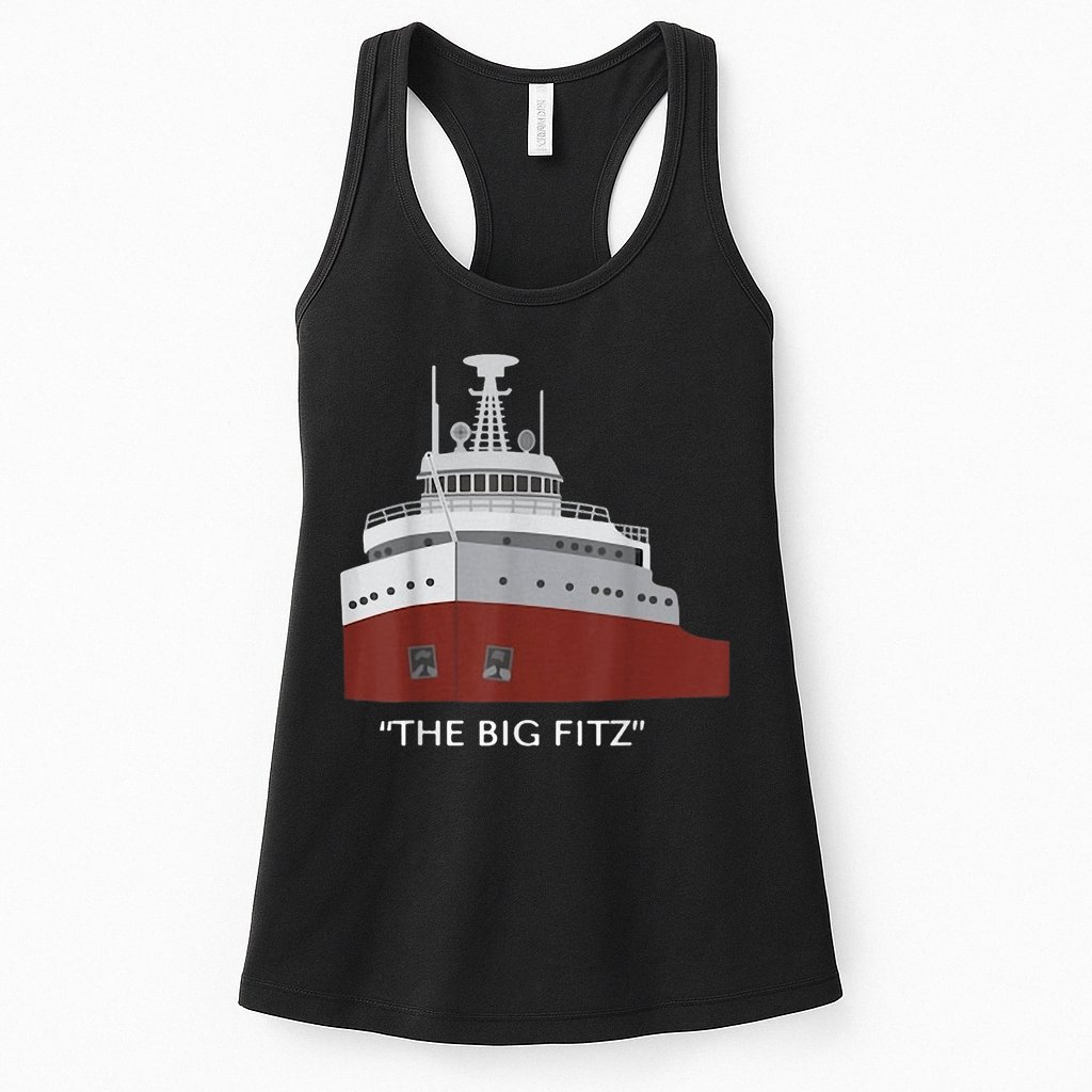 Edmund Fitzgerald Big Fitz Nautical Womens Tank Top