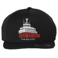 Edmund Fitzgerald Big Fitz Nautical Wool Snapback Cap