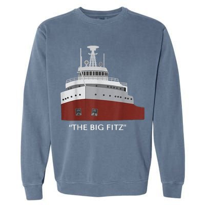 Edmund Fitzgerald Big Fitz Nautical Garment-Dyed Sweatshirt