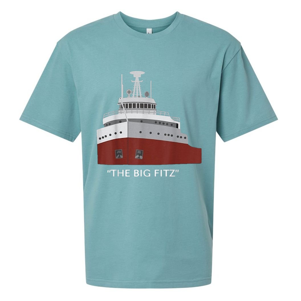 Edmund Fitzgerald Big Fitz Nautical Sueded Cloud Jersey T-Shirt