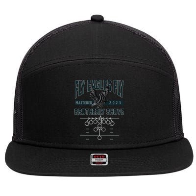 Ea.Gles F.Ly Brotherly Shove 7 Panel Mesh Trucker Snapback Hat