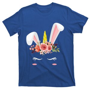 Easter Floral Bunny Great Gift Unicorn Egg Hunting Palm Sunday Great Gift T-Shirt