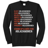 Elect Fund Believe Invest In Follow Defend Black Women Sweatshirt