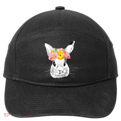 Easter Female Bunny Holiday 7-Panel Snapback Hat