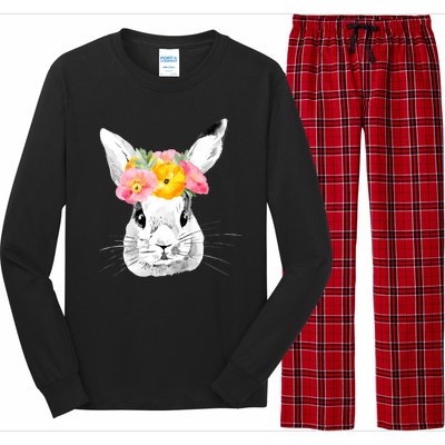 Easter Female Bunny Holiday Long Sleeve Pajama Set