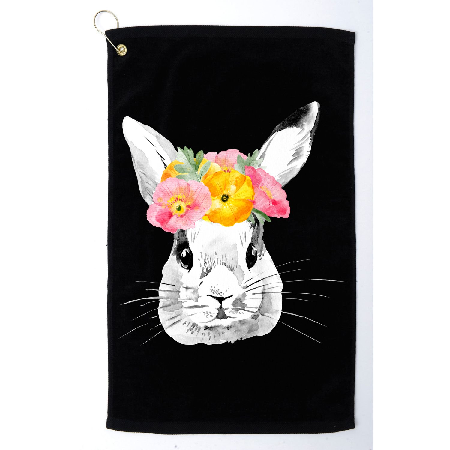 Easter Female Bunny Holiday Golf Towel