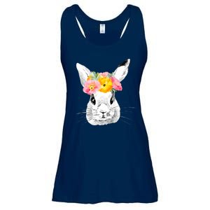 Easter Female Bunny Holiday Ladies Essential Flowy Tank