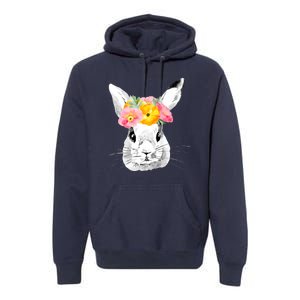 Easter Female Bunny Holiday Premium Hoodie