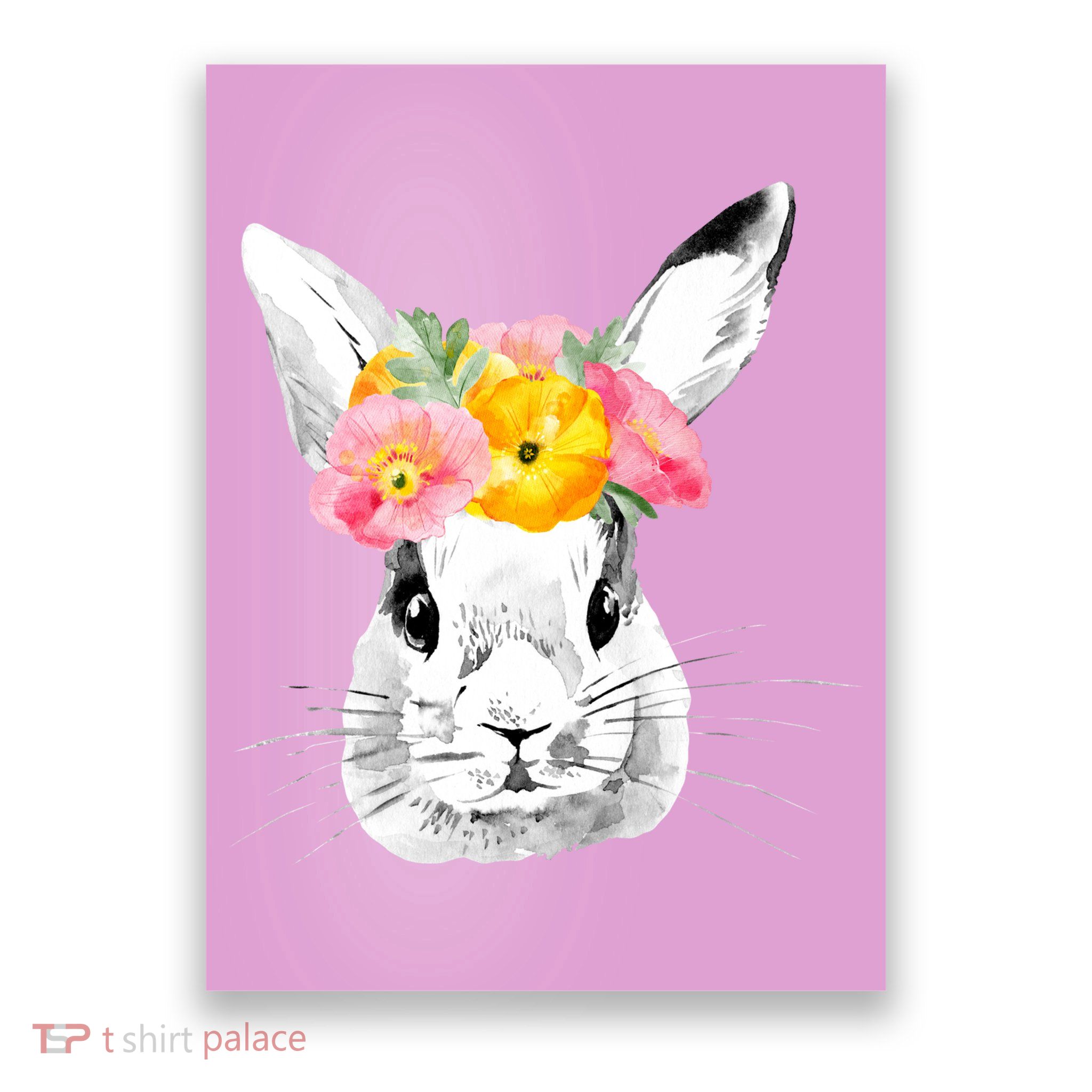 Easter Female Bunny Holiday Poster