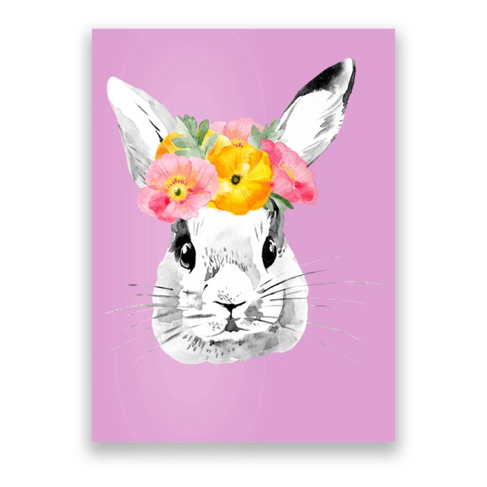 Easter Female Bunny Holiday Poster