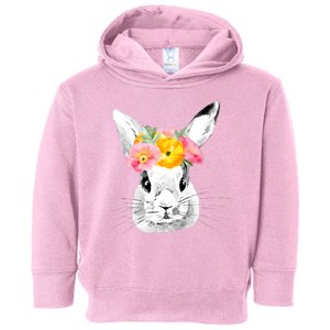 Easter Female Bunny Holiday Toddler Hoodie