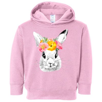 Easter Female Bunny Holiday Toddler Hoodie