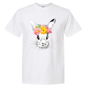 Easter Female Bunny Holiday Garment-Dyed Heavyweight T-Shirt