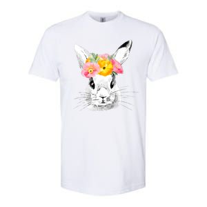 Easter Female Bunny Holiday Softstyle CVC T-Shirt