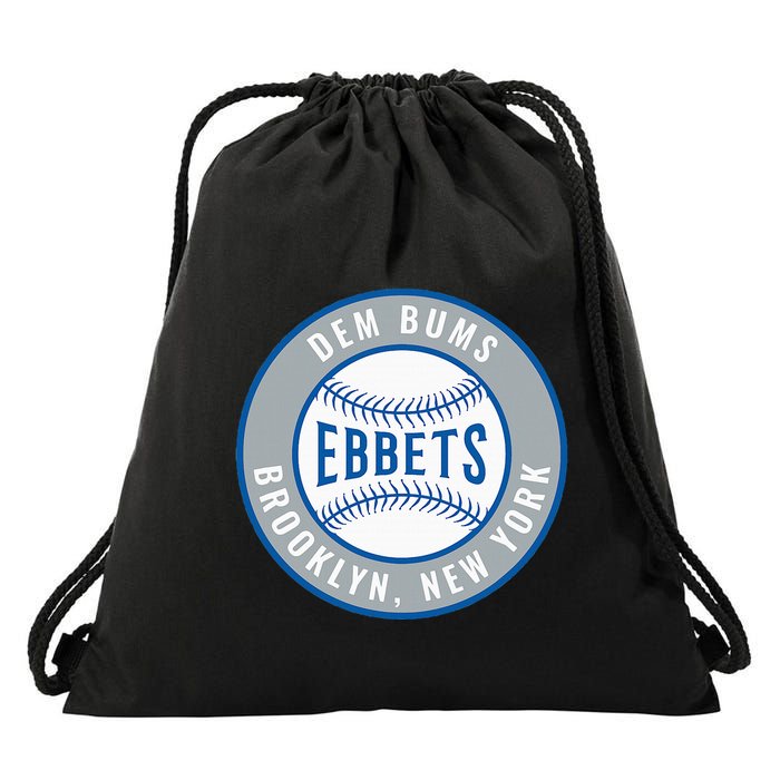Ebbets Field Brooklyn New York Drawstring Bag
