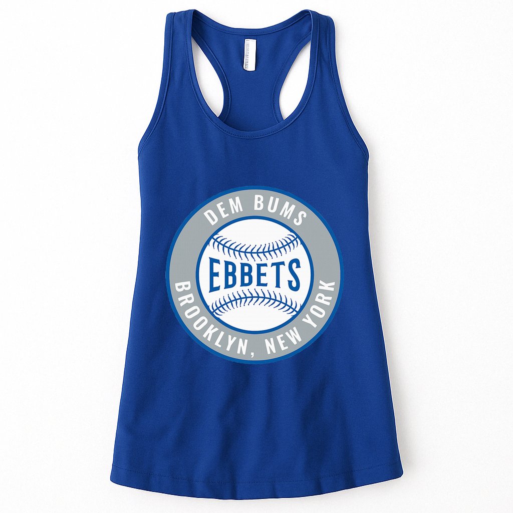 Ebbets Field Brooklyn New York Womens Tank Top