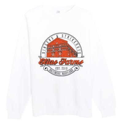 Elias Farms Baltimore Maryland Premium Crewneck Sweatshirt