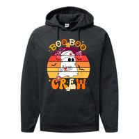 Etro Funny Boo Crew Ghost Halloween Paramedic Nurse Performance Fleece Hoodie