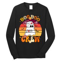 Etro Funny Boo Crew Ghost Halloween Paramedic Nurse Long Sleeve Shirt