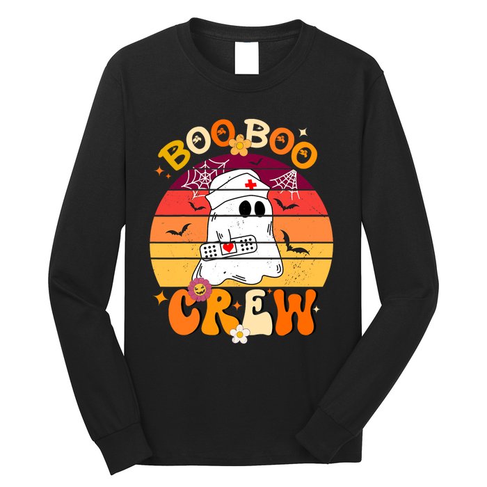 Etro Funny Boo Crew Ghost Halloween Paramedic Nurse Long Sleeve Shirt