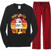 Etro Funny Boo Crew Ghost Halloween Paramedic Nurse Long Sleeve Pajama Set