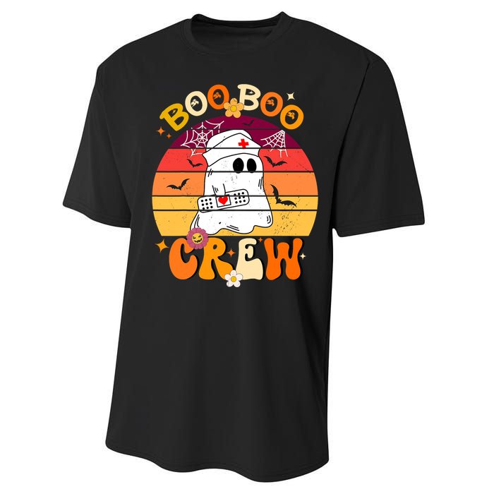 Etro Funny Boo Crew Ghost Halloween Paramedic Nurse Performance Sprint T-Shirt