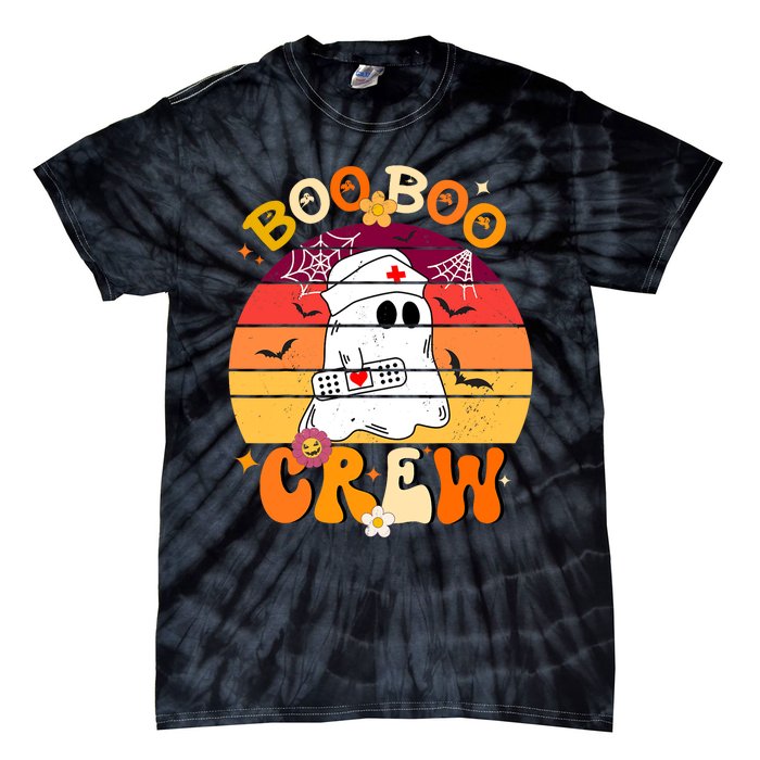 Etro Funny Boo Crew Ghost Halloween Paramedic Nurse Tie-Dye T-Shirt