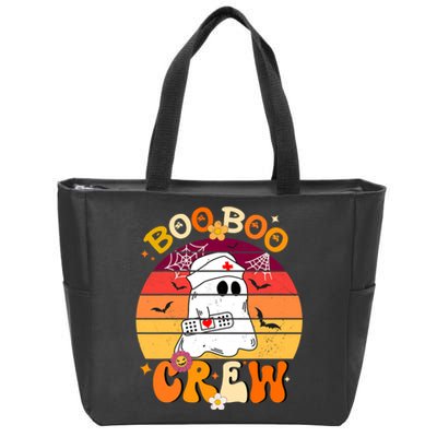 Etro Funny Boo Crew Ghost Halloween Paramedic Nurse Zip Tote Bag