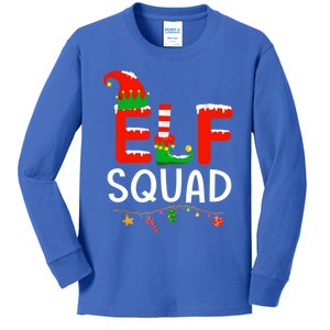 Elf Family Christmas Matching Pajamas Xmas Gift Squad Gift Kids Long Sleeve Shirt