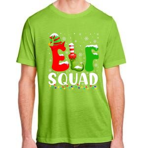 Elf Family Christmas Matching Pajamas Xmas Elf Squad Gift Adult ChromaSoft Performance T-Shirt