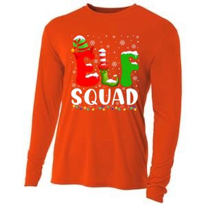 Elf Family Christmas Matching Pajamas Xmas Elf Squad Gift Cooling Performance Long Sleeve Crew