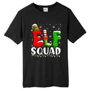 Elf Family Christmas Matching Pajamas Xmas Elf Squad Gift Tall Fusion ChromaSoft Performance T-Shirt