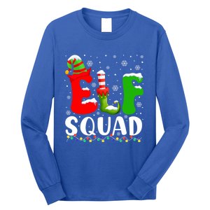 Elf Family Christmas Matching Pajamas Xmas Elf Squad Gift Long Sleeve Shirt