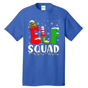 Elf Family Christmas Matching Pajamas Xmas Elf Squad Gift Tall T-Shirt