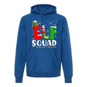 Elf Family Christmas Matching Pajamas Xmas Elf Squad Gift Premium Hoodie