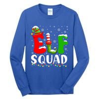 Elf Family Christmas Matching Pajamas Xmas Elf Squad Gift Tall Long Sleeve T-Shirt