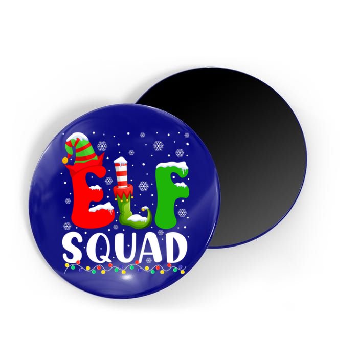 Elf Family Christmas Matching Pajamas Xmas Elf Squad Gift Magnet