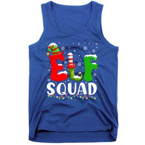 Elf Family Christmas Matching Pajamas Xmas Elf Squad Gift Tank Top