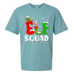 Elf Family Christmas Matching Pajamas Xmas Elf Squad Gift Sueded Cloud Jersey T-Shirt