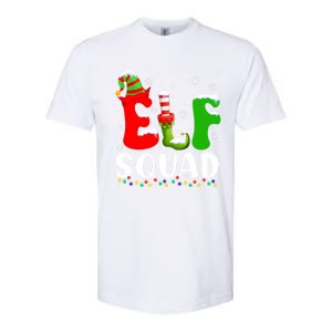 Elf Family Christmas Matching Pajamas Xmas Elf Squad Gift Softstyle CVC T-Shirt