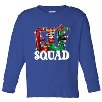 Elf Family Christmas Matching Pajamas Xmas Funny Elf Squad Funny Gift Toddler Long Sleeve Shirt