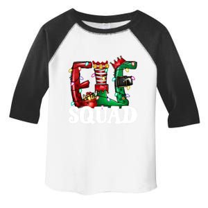 Elf Family Christmas Matching Pajamas Xmas Funny Elf Squad Funny Gift Toddler Fine Jersey T-Shirt